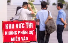 323 thí sinh làm thủ tục thi lại tại điểm thi THPT Chuyên Tuyên Quang
