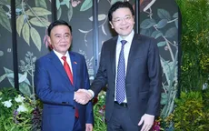 Thường trực Ban Bí thư Trần Cẩm Tú hội kiến Thủ tướng Singapore