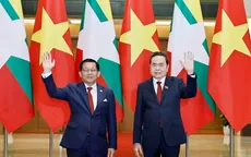 Chủ tịch Quốc hội Trần Thanh Mẫn hội kiến Tổng thống Myanmar