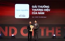 Face Republic được người tiêu dùng Việt Nam lựa chọn tại Brand of the Year 2026