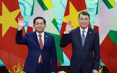 Thủ tướng Lê Minh Hưng hội kiến Tổng thống Myanmar Min Aung Hlaing