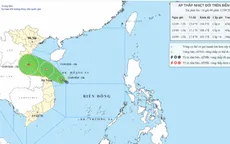 Áp thấp nhiệt đới giật cấp 8, cách Đà Nẵng khoảng 230 km
