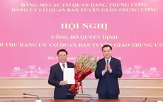 Ông Trần Thanh Lâm giữ chức Bí thư Đảng ủy cơ quan Ban Tuyên giáo Trung ương