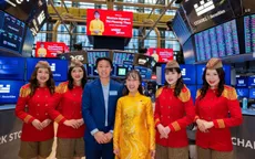 Nữ tỷ phú Nguyễn Thị Phương Thảo dự lễ rung chuông NYSE của Ngoại trưởng Mỹ dịp Việt Nam được nâng hạng thị trường
