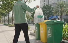 Phường Cửa Nam thí điểm thu gom rác bằng túi tiêu chuẩn