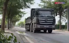 Xe tải trọng lớn lưu thông vào đường cấm ở TP Hồ Chí Minh