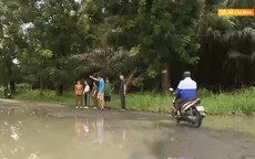 Nước ngập che kín “ổ gà” ở TP Hồ Chí Minh, tiềm ẩn nguy cơ tai nạn