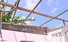 Mưa dông kèm gió mạnh tại An Giang làm 44 nhà dân bị tốc mái