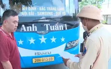 Phát hiện, xử lý hàng chục nghìn phương tiện kinh doanh vận tải vi phạm giao thông sau 1 tháng