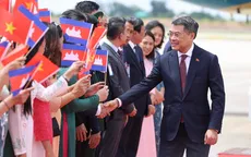 Thủ tướng Lê Minh Hưng tới Phnom Penh, bắt đầu chuyến thăm chính thức Campuchia