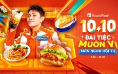 Cuối tuần ăn gì? Ghé "đại tiệc muôn vị" ShopeeFood 10.10, món ngon nào cũng có
