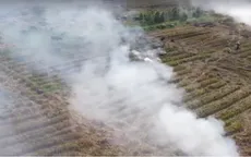 Đốt rơm rạ sau thu hoạch, thêm áp lực ô nhiễm không khí Hà Nội