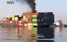 Tàu chở 2.500 container bị chìm tại eo biển Hormuz