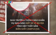 Thông tin về xe khách chở sinh viên đến khu vực biên giới Campuchia là bịa đặt
