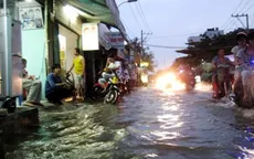 Triều cường bất thường tại Cần Thơ