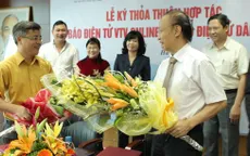 VTV Online và Dân trí đẩy mạnh hợp tác cùng phát triển