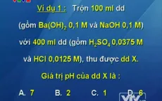 BTKT môn Hóa học: Phương trình ion