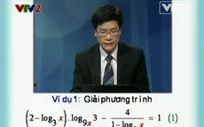 BTKT môn Toán: Phương trình logarit - Phần 2