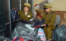 Hà Nội: Tiêu hủy gần 60.000 nhãn mác hàng hiệu giả mạo
