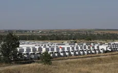 Hàng viện trợ nhân đạo Nga được kiểm tra tại biên giới Ukraine