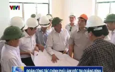 Phó Thủ tướng Hoàng Trung Hải kiểm tra Nhà máy xử lý nước thải Đức Ninh