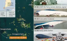 Công bố đoạn đối thoại cấp cứu của phà chìm Sewol