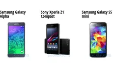 Galaxy Alpha "so tài" cùng Xperia Z1 Compact, S5 mini