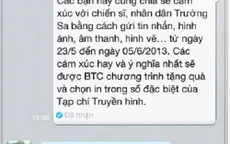 Những tin nhắn đặc biệt gửi về biển đảo