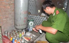 Phát hiện trạm sang chiết gas trái phép tại Ninh Bình