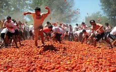 Độc đáo lễ hội cà chua ở Quillon, Chile