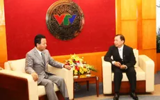 Bộ trưởng Kinh tế Nhật Bản thăm và làm việc tại Đài THVN