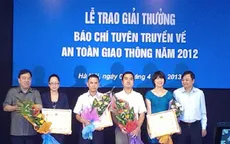 39 tác phẩm nhận Giải báo chí về an toàn giao thông