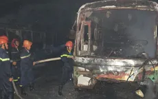 Đồng Tháp: 10 xe buýt bỗng dưng bốc cháy