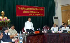 Thủ tướng làm việc với lãnh đạo tỉnh Gia Lai
