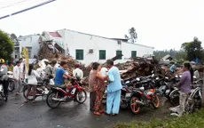 Lốc xoáy làm thiệt hại hơn 50 căn nhà tại Sóc Trăng