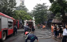 Hà Nội: Cháy lớn trên phố Phủ Doãn