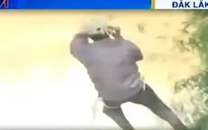 Đăk Lăk: Hàng trăm hộ dân đu dây vượt sông canh tác