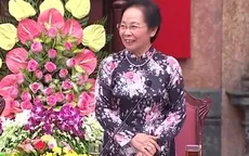 Phó Chủ tịch nước Nguyễn Thị Doan tiếp Đoàn người có công tỉnh Vĩnh Long