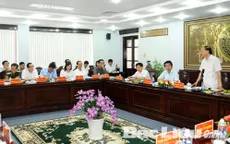 Đồng chí Tô Huy Rứa làm việc tại tỉnh Bạc Liêu
