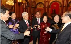 Tổng bí thư Nguyễn Phú Trọng chúc tết lãnh đạo Đảng, Nhà nước