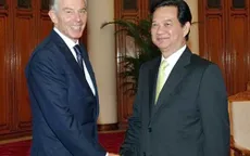 Thủ tướng tiếp nguyên Thủ tướng Anh Tony Blair