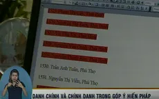 Danh chính và chính danh trong góp ý Hiến pháp 