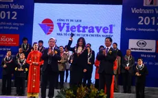 Vietravel nhận giải 'Thương hiệu Quốc gia 2012' 