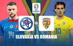 TRỰC TIẾP EURO 2024 | Slovakia 0-0 Rumani: Thế trận chặt chẽ
