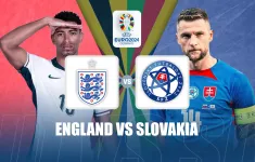 TRỰC TIẾP EURO 2024 | Anh 0-0 Slovakia (H1): Nhập cuộc đầy hứng khởi!