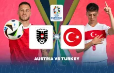TRỰC TIẾP VÒNG 1/8 EURO 2024: Áo - Thổ Nhĩ Kỳ | 02h00 ngày 3/7 trên VTV3