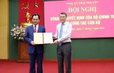 Bộ Chính trị chuẩn y ông Trịnh Việt Hùng giữ chức Bí thư Tỉnh ủy Thái Nguyên