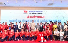 Lễ xuất quân của đoàn thể thao Việt Nam tham dự Olympic Paris 2024