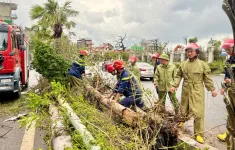 Công an Quảng Ninh ra quân khắc phục hậu quả siêu bão Yagi