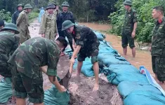 Nước lũ tràn nhiều tuyến đê bối ở Nam Định, hàng loạt khu dân cư ngập lụt